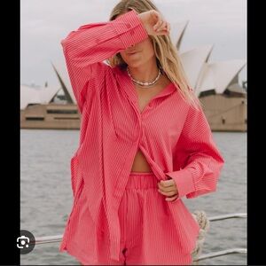 Daily drills Poplin button down NWT